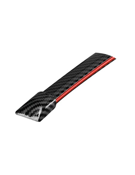 Spoiler carbon-look adesivo con integrata striscia luminosa a led rossi - 120 cm - 12V