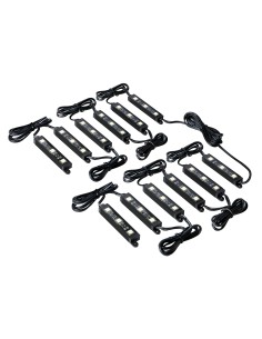 Hyper-Led Set 12x3, strisce decorative a led - 12V - Rosso