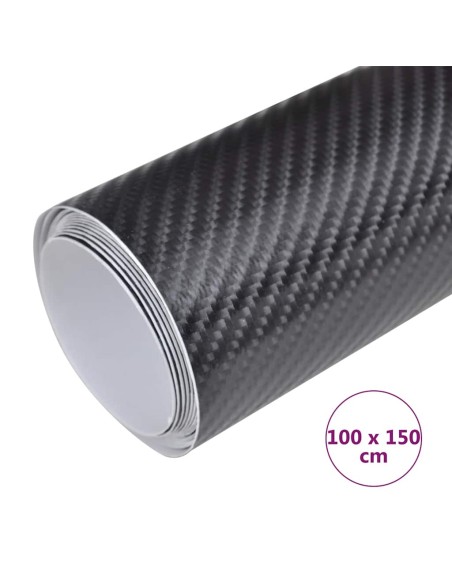 Pellicola per Auto 4D Nera 100x150 cm