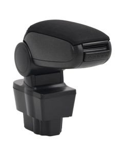 Bracciolo per Auto Nero 12x37x(31-48) cm in ABS 2