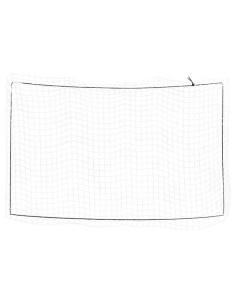 Rete per Rimorchio con Corda Elastica Bianco 2,5x1,5 m in PP