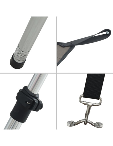 Estensione Tendalino a T Antracite 170x208x(115-183) cm