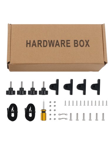 Bimini di Prua con Tendalino 4 Archi Nero 243x180x137 cm