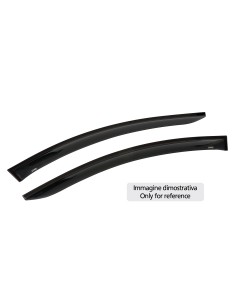 Air-Plus, deflettori aria adesivi anteriori - compatibile per Ford Focus 5p (02/05 02/11)  - Ford Focus Wagon (02/05 05/11)