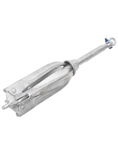 Ancora Pieghevole Argento 10 kg in Ghisa Zincata a Caldo