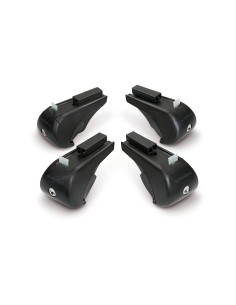 Evos RS (Rail Steel), kit 4 piedi per barre in acciaio