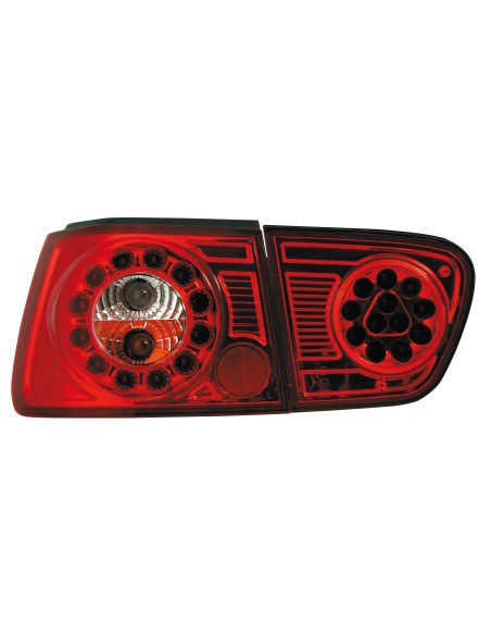 Coppia fanali posteriori LED - compatibile per  Seat Ibiza (8/99-2/02) - Rosso