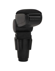 Bracciolo per Auto Nero 12x33x(34-50) cm in ABS 2