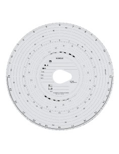 Original Kienzle, set 100 pz dischi tachigrafo omologati - 125 Km/h 2