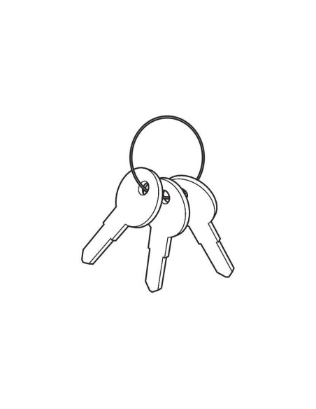 Ricambi - set 3 chiavi 73NA0002 con impugnatura tonda - serie N - N161