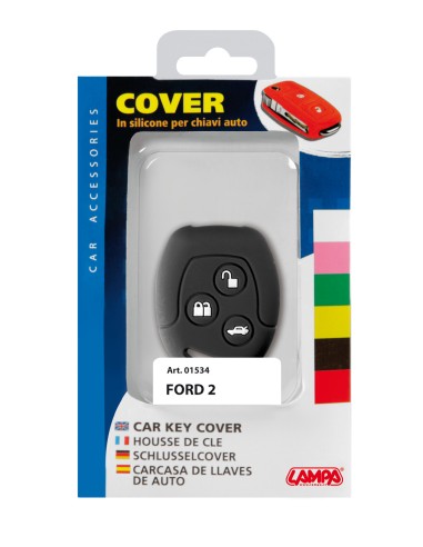 Cover per chiavi auto, conf. singola - compatibile per - Ford - 2