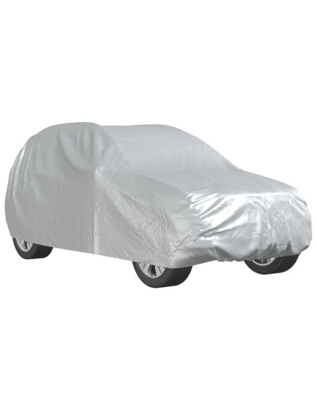 Copriauto per Fuoristrada Cinghie con Fibbia Argento XL PEVA