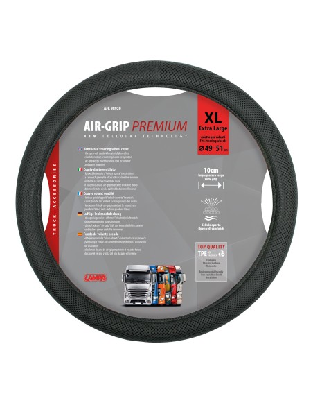 Air-Grip, coprivolante ventilato - XL - Ø 49/51 cm