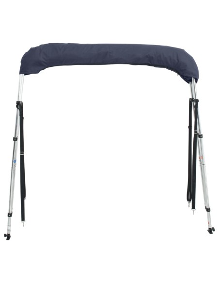 Bimini di Prua con Pareti Laterali 3 Archi 183x(137-152)x137cm
