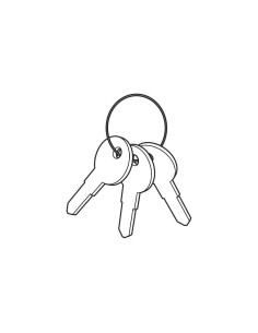 Ricambi - set 3 chiavi 73NA0002 con impugnatura tonda - serie N - N109