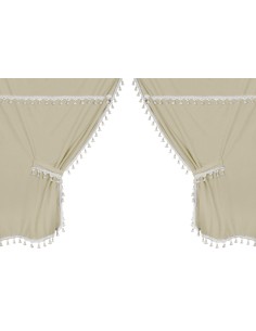 Premiere smart cabin, set tende microfibra per camion - Panna