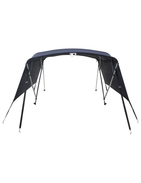 Bimini di Prua con Pareti Laterali 4 Archi 243x(185-198)x137cm