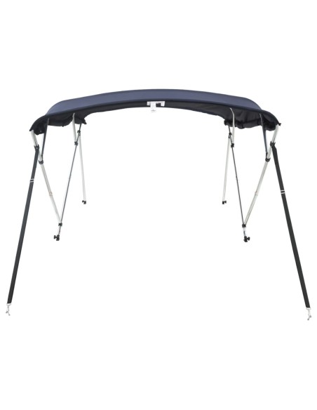 Bimini di Prua con Pareti Laterali 4 Archi 243x(185-198)x137cm