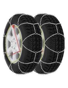 Catene da Neve per Pneumatici 2 pz 9 mm KN110