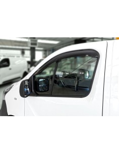 Air-Plus, deflettori aria adesivi anteriori - compatibile per Fiat Talento (05/16 )  - Opel Vivaro (01/14 02/19)  - Renault Tra 2