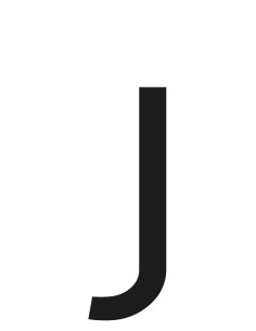 Spell-It, caratteri alfanumerici adesivi 60x30 mm - J