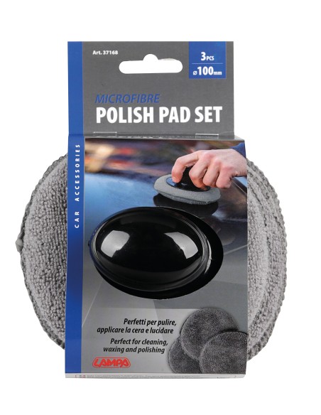 Impugnatura con set 3 cuscinetti intercambiabili in microfibra - Ø 100 mm