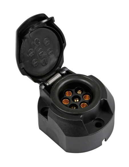 Presa 7 poli + 1 contatto retronebbia