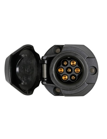 Presa 7 poli + 1 contatto retronebbia