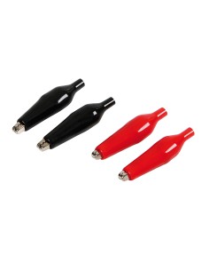 Micro-clips, set 4 pinzette isolate - 4,5 cm