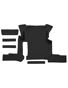 Tappeto centrale in Skeentex - Nero - compatibile per Man TGX (01/17 06/20) manuale, 1 cassetto