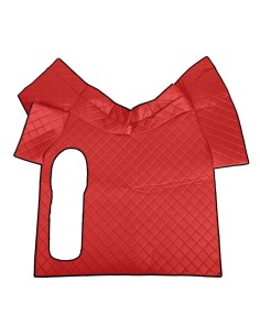 Tappeto centrale in Skeentex - Rosso - compatibile per Volvo FH Serie 3 (08/02 08/12) manuale, leva grande