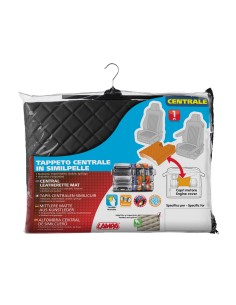 Tappeto centrale in Skeentex - Nero - compatibile per Volvo FH Serie 3 (08/02 08/12) automatico, senza p.oggetti centrale 2