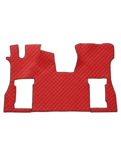 Tappeto unico in Skeentex - Rosso - compatibile per Scania S Serie 7 - New Generation (11/16 ) no tunnel, sedile pass. pneumati