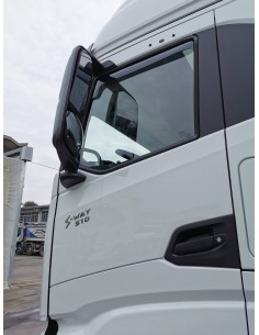 Set deflettori aria in acrilico - compatibile per Iveco S-Way (10/19 )  - Iveco T-Way (10/19 )  - Iveco X-Way (10/17 ) 2