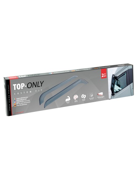 Set deflettori aria in acrilico - compatibile per Iveco S-Way (10/19 )  - Iveco T-Way (10/19 )  - Iveco X-Way (10/17 )