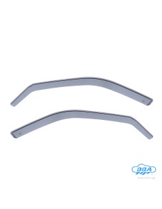 Set deflettori aria anteriori ad incastro, tipo lungo - compatibile per Citroen Xsara 5p (09/97 12/04)  - Citroen Xsara Break (