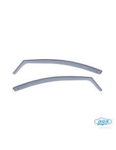 Set deflettori aria anteriori ad incastro, tipo lungo - compatibile per Citroen C5 4p (03/01 04/08)