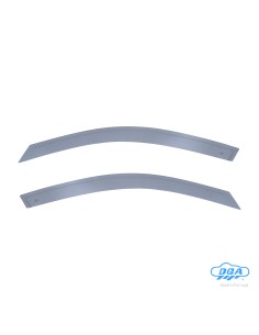 Set deflettori aria anteriori adesivi - compatibile per Citroen C-Crosser (06/07 01/13)