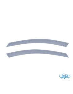 Set deflettori aria anteriori adesivi - compatibile per Peugeot 407 4p (05/04 05/11)