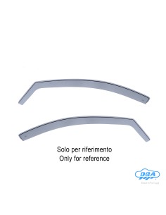 Set deflettori aria anteriori ad incastro, tipo lungo - compatibile per Mercedes Classe B (02/19 09/22)