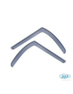 Set deflettori aria anteriori ad incastro, tipo lungo - compatibile per Opel Vivaro (08/01 12/13)