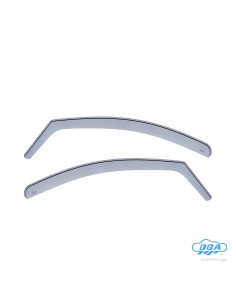 Set deflettori aria anteriori ad incastro, tipo lungo - compatibile per Opel Combo Cargo (10/01 03/12)