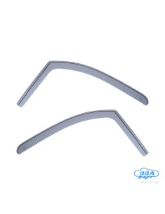 Set deflettori aria anteriori ad incastro, tipo lungo - compatibile per Opel Combo Cargo (09/18 )