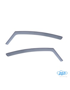 Set deflettori aria anteriori ad incastro, tipo lungo - compatibile per Peugeot 3008 (05/09 09/16)
