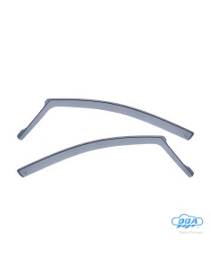 Set deflettori aria anteriori ad incastro, tipo lungo - compatibile per Volkswagen Touran (05/03 08/15)