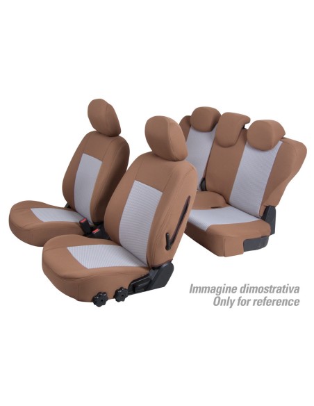 Set coprisedili Superior - Nocciola - compatibile per Volkswagen Passat 4p (01/11 10/14) Comfortline / Highline