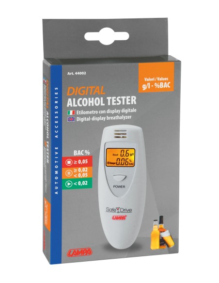 Digital, etilometro con display digitale