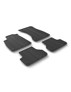 Set tappeti su misura in gomma - compatibile per  Audi A4 4p (11/15 09/24) -  Audi A4 Allroad (06/16 ) -  Audi A4 Avant (11/15 