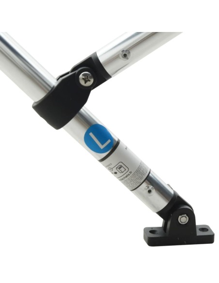 Bimini di Prua con Pareti Laterali 4 Archi 243x(170-182)x137cm