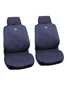Ziga, coppia coprisedili anteriori in cotone, universali - Blu